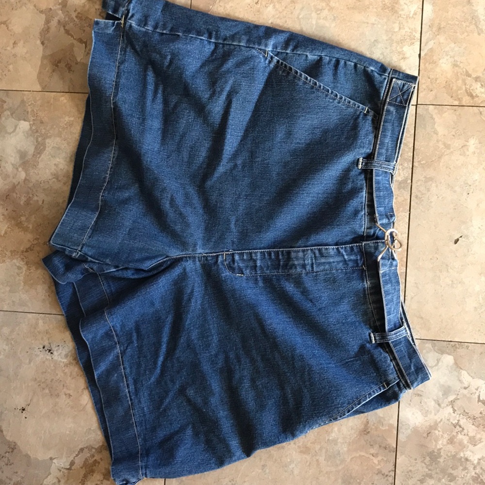 denim shorts